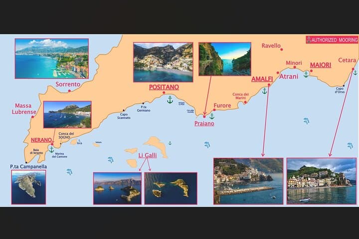 Sea-View Boat Excursion: Amalfi Coast, Capri & Li Galli Islands photo 4