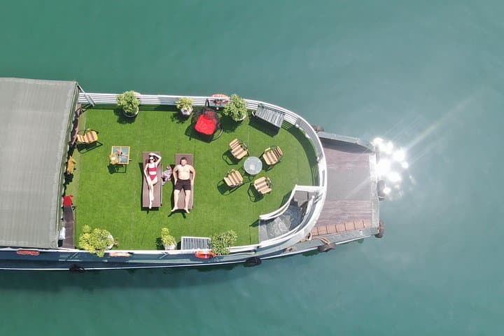 Halong Bay Full-Day Private Cruise: Sung Sot Cave, Kayaking & Trinh Nu Beach photo 1