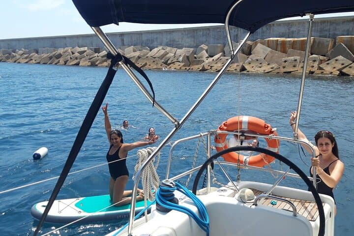 Sail Barcelona’s Coast: Private Sailing & Paddleboard Tour from Port Olímpic photo 6
