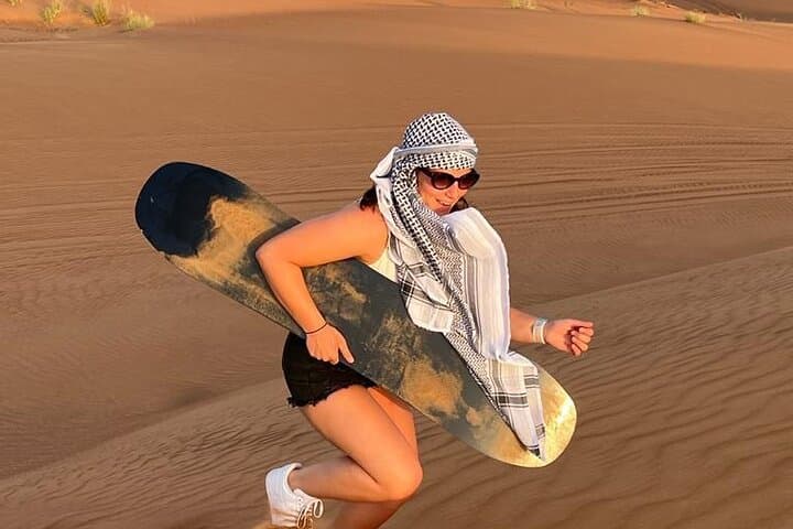 Dubai Morning Desert Safari: Dune-Bashing, Sandboarding & Camel Ride at Lahbab photo 5