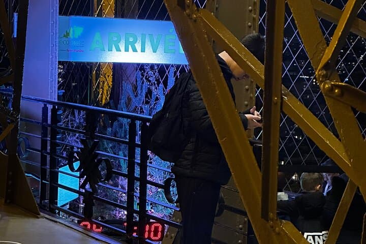 Eiffel Tower After Dark: Guided Summit Elevator Tour in Paris