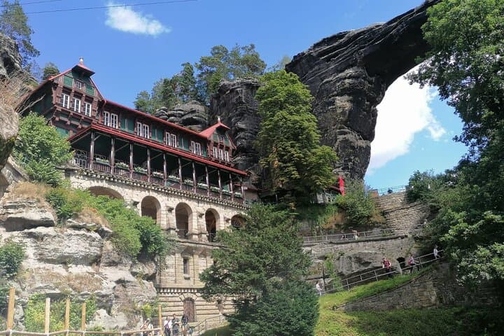 Full-Day Bohemia & Saxon Switzerland Hike: Bastei Bridge, Pravčická Gate & Tisa Rocks from Prague photo 3