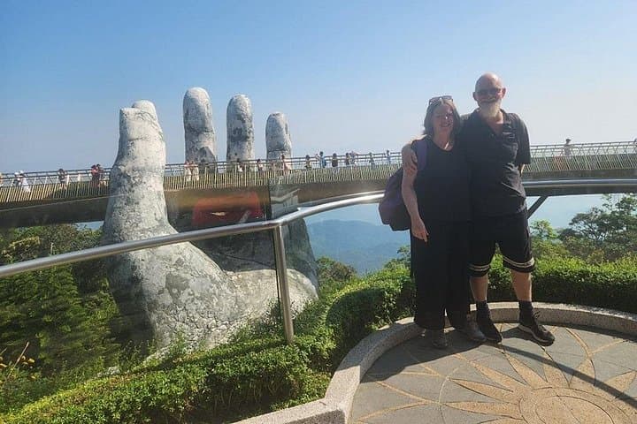 Golden Bridge & Ba Na Hills Full-Day Private Tour from Da Nang to Marble Mountains photo 3