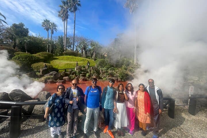 Beppu Umi Jigoku Blue Hell & Kannawa Onsen: Private 3‑Hour Cozy Car Tour photo 4
