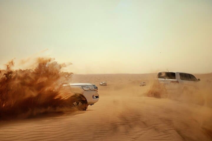 Abu Dhabi Desert Safari: Dune Bashing, Camel Rides, VIP Dinner & Live Shows