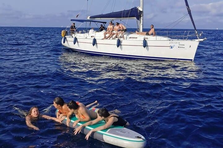 Sail Barcelona’s Coast: Private Sailing & Paddleboard Tour from Port Olímpic photo 2