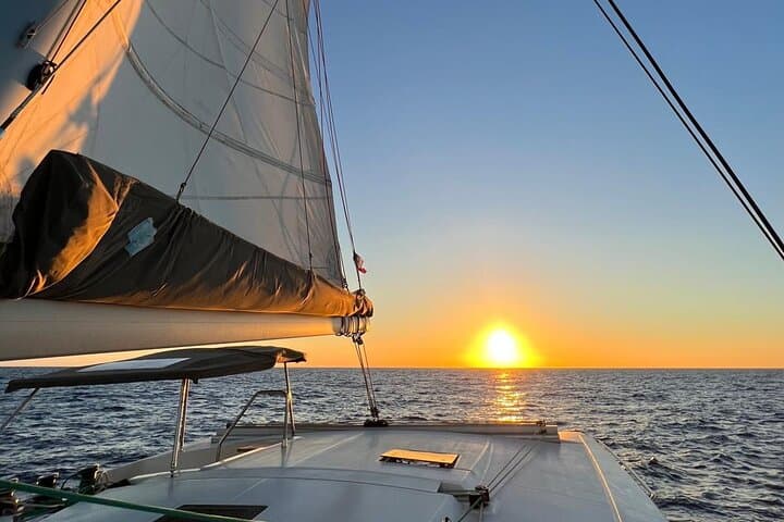 Private Sunset Catamaran Cruise from Grace Bay to Pine Cay
