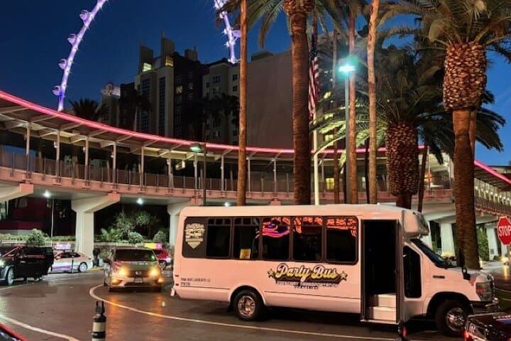 Legendary Las Vegas Party Bus: Private 20-Passenger Nightlife Shuttle