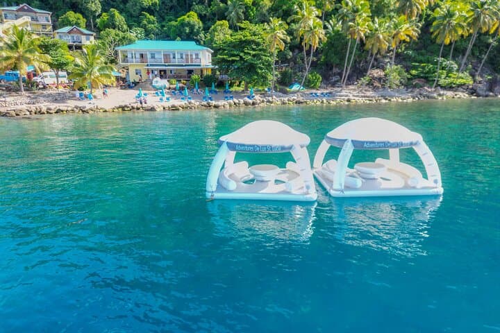 Float Above the Caribbean: AquaCabana Rentals at Paradise Hotel, Soufriere photo 2