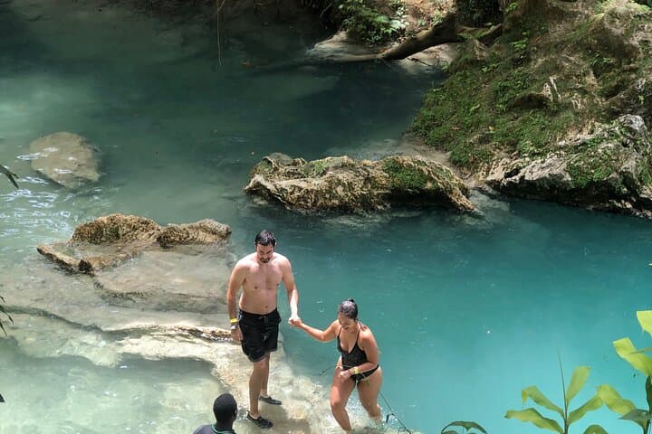 Dunn's River & Blue Hole Secret Falls Day Tour from Montego Bay
