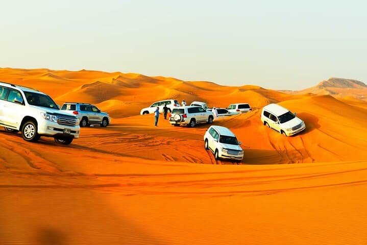 Private Evening Desert Safari with BBQ Dinner and Sand Boarding in Dubai photo 3