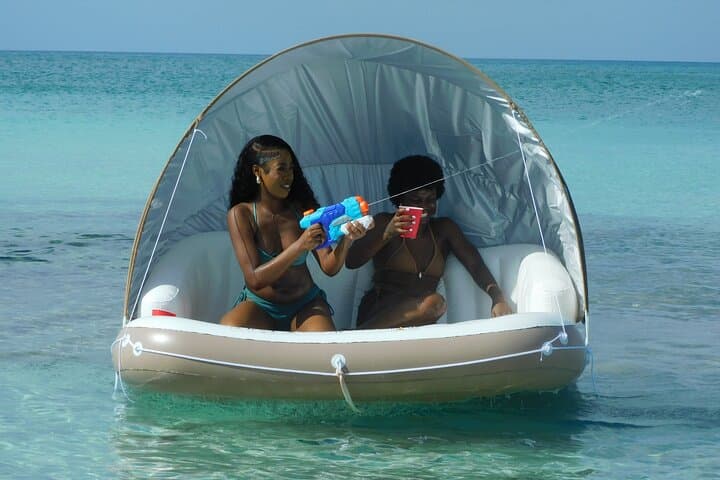 Party Float Photoshoot with Drone at Governors Beach, Grand Cayman photo 2