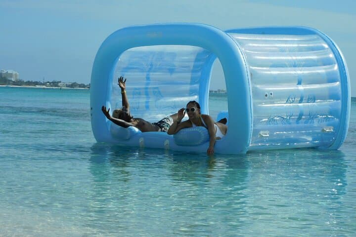 Ocean Cabana Float on Grand Cayman’s Crystal Waters