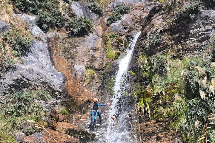 Waterfall Climb and Canyon Tour near Wanaka — Rappel Twin Falls and Explore a Matagouri-Clad Gorge photo 2