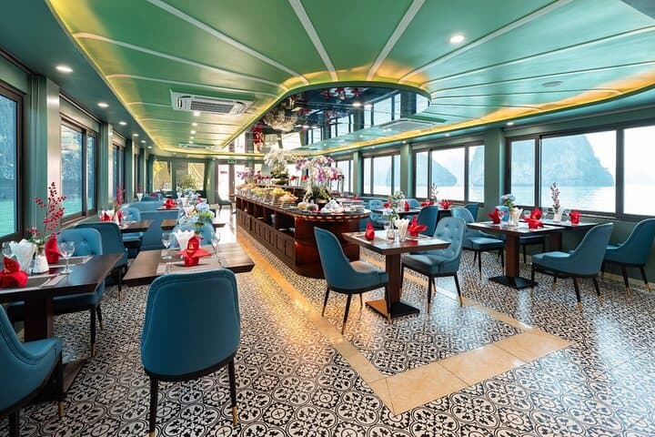 Jewels of the Bay Luxury Day Cruise from Tuan Chau Harbor to Halong Bay photo 3