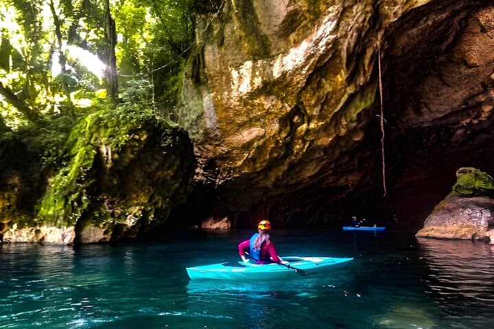 Kayak Belize's Longest Cave and Swim the Crystal Chambers