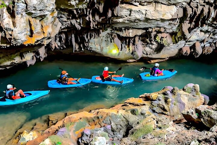 Kayak Belize's Longest Cave and Swim the Crystal Chambers photo 2
