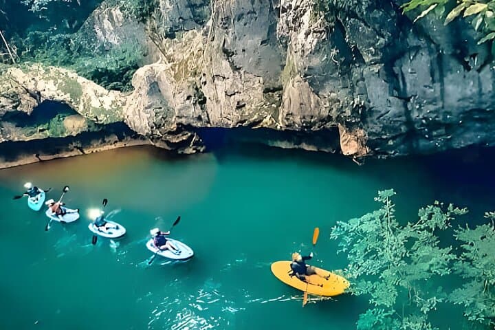 Kayak Belize's Longest Cave and Swim the Crystal Chambers photo 3