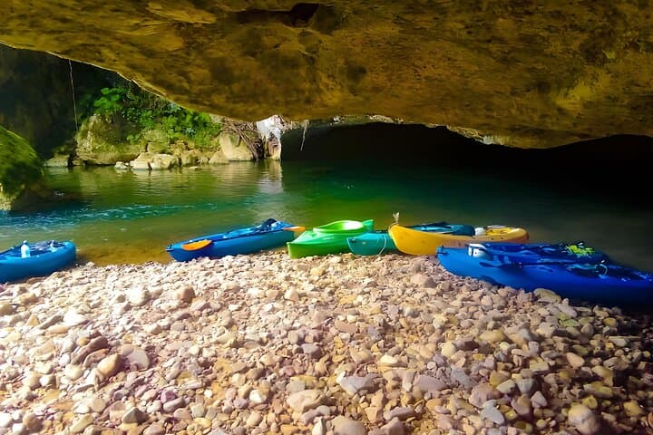 Kayak Belize's Longest Cave and Swim the Crystal Chambers photo 5