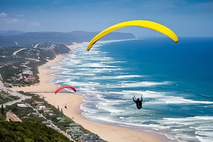 Tandem Paragliding & Coastal Tour from Lisbon: Caparica Cliff Flights