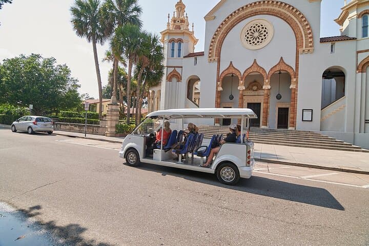 Electric Private Historical Tour of Saint Augustine – 1-Hour Downtown Drive