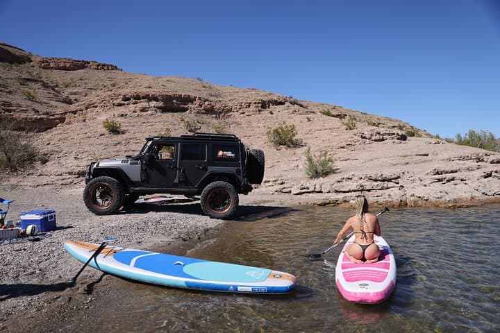 Sunset Paddleboarding & Picnic at Lake Mead Near Hoover Dam photo 6
