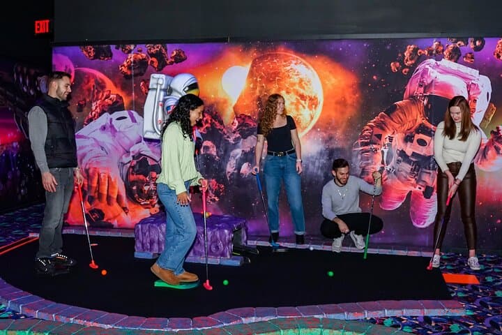Black Light Mini Golf at American Dream: 18-Hole Glow Course Near NYC photo 2