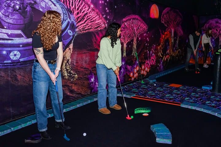 Black Light Mini Golf at American Dream: 18-Hole Glow Course Near NYC photo 3