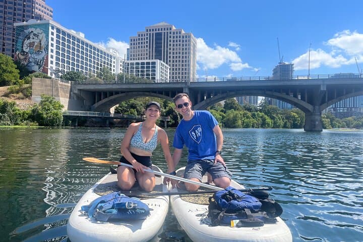 Congress Avenue Bat Bridge Paddleboard Tour — Lady Bird Lake Bat Watching at Dusk photo 5
