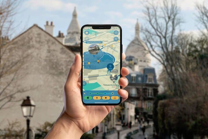 Montmartre GPS App Walking Tour: 1880s Bohemian Mobile Game in Paris