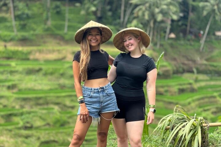 Ubud Rice Terraces & Jungle Swing: Private Full-Day Tour to Tegalalang, Gunung Kawi & Tegenungan