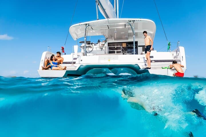 Lisbon 4-Hour Private VIP Catamaran Tour with Swim — Up to 18 Guests photo 1