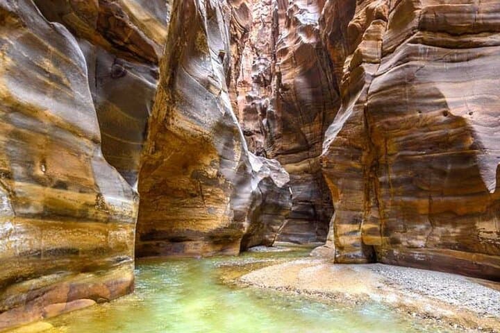Half-Day Transfer to Wadi Mujib from the Dead Sea — 3-Hour Canyon Exploration