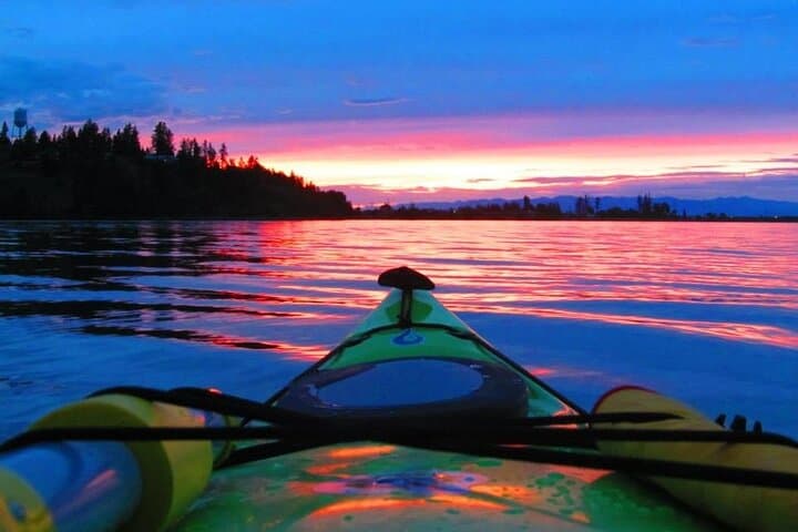 Somers Bay Flathead Lake Sunset Kayak Tour: Juniper Islands & Mountain Views photo 3