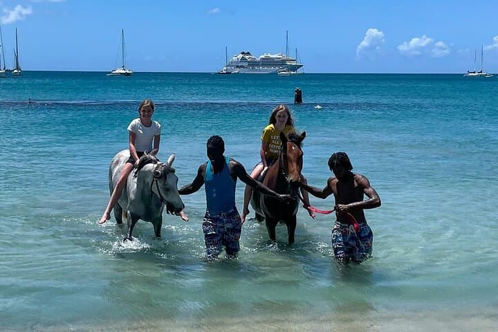 Gros Islet Horseback Riding & Horse Swim with Dore's Riding Stable photo 4