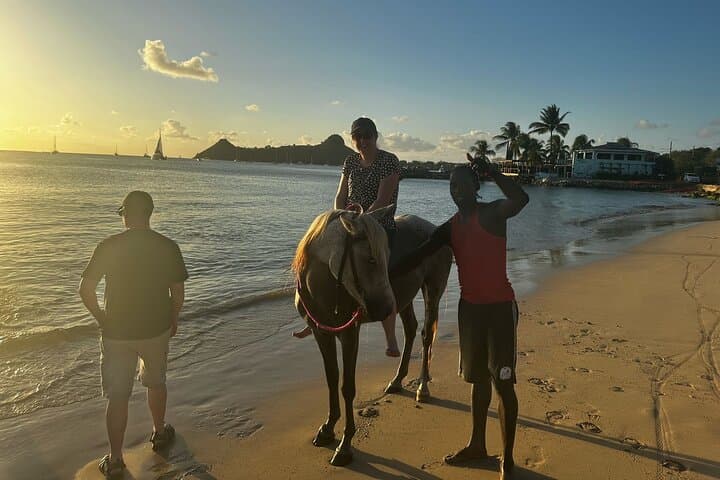 Sunset Horseback Ride & Beach Swim at Cap Estate — Dore's Riding Stable photo 6