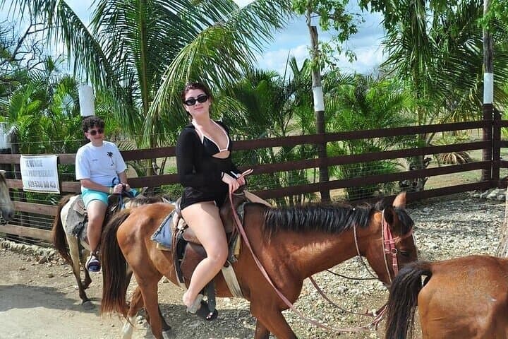 Gallop Between Water Cave and Macao Beach: Horseback, ATVs & Organic Farm Tour photo 5