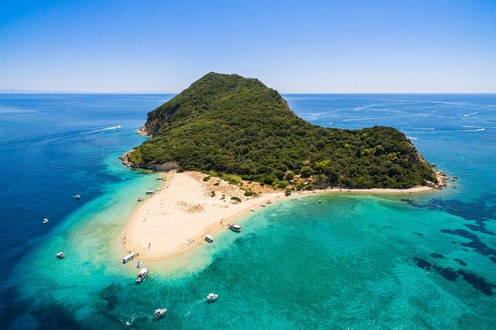 Zakynthos Turtle Island & Keri Caves Half-Day Cruise — Glass-Bottom Boat to Marathonisi photo 2