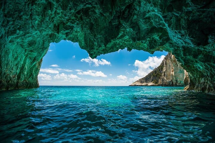 Zakynthos Turtle Island & Keri Caves Half-Day Cruise — Glass-Bottom Boat to Marathonisi photo 3