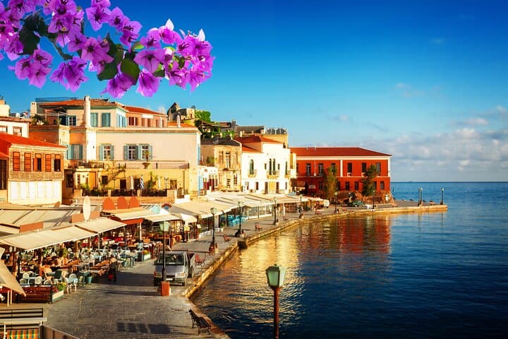 Chania to Lake Kournas: Full-Day Private Tour of Old Port, Market & Freshwater Lake