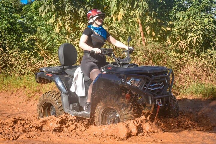 Half-Day Punta Cana Quad Tour: Macao Beach, Farm & Freshwater Cave Adventure