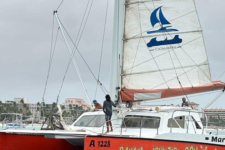 Sunset Catamaran Cruise in Aruba: Banana Adventure Tropical Evening Sail photo 3