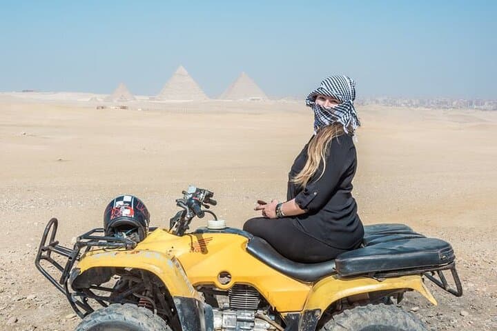 Sunset ATV Quad Bike Adventure at the Giza Pyramids