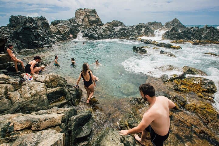 Aruba Jeep Tour to the Natural Pool & Baby Beach — Conchi, Fontein Cave and Off‑Road Trails photo 2