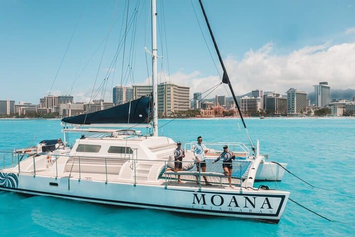 Waikiki Swim and Sail: Moana Catamaran Cocktail Cruise photo 1