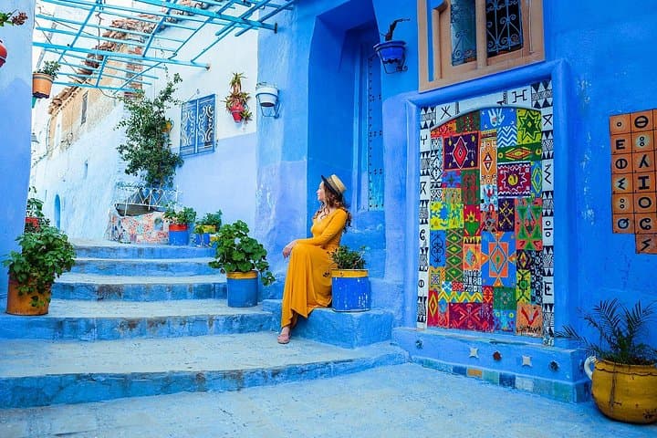 Magical Chefchaouen Day Trip from Fes: Blue Medina, Ras El Maa & Spanish Mosque photo 2