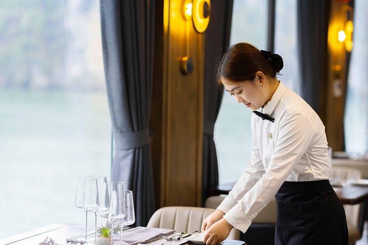 Halong Bay Luxury Day Cruise from Hanoi with Glass-Bottom Pool & Buffet photo 5