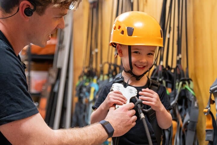 Tree Top Adventure for Little Climbers — TreeClimb Adelaide Kids Course photo 5