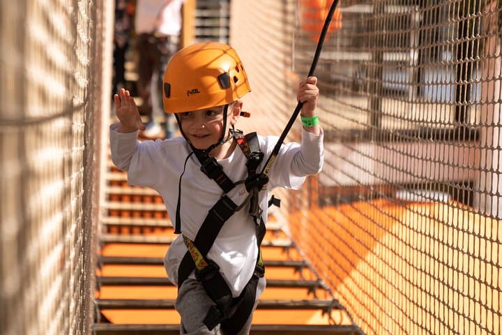 Tree Top Adventure for Little Climbers — TreeClimb Adelaide Kids Course photo 3