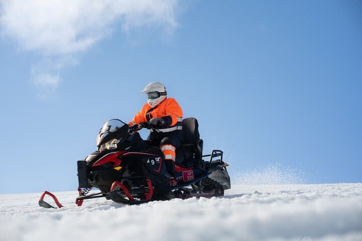 Iceland’s Golden Circle and Langjökull Glacier: A Guided Snowmobiling Adventure